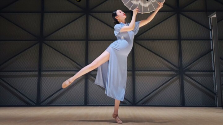 Classical dance [Yangzhou in the mist] pregnant version! This is definitely the most beautiful versi