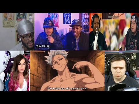 SEVEN DEADLY SINS EPISODE 4 REACTION MASHUP!!