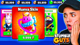 OBTUVE la SKIN MÍTICA *HUEVO PASCUA* EXCLUSIVA en STUMBLE GUYS! 😱