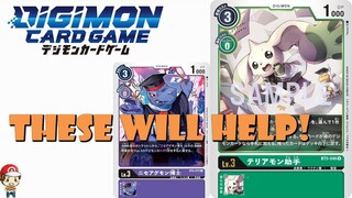 Weird New Digimon are Here to Help! Assistant Terriermon! (Digimon TCG - Battle of Omega Reveals)