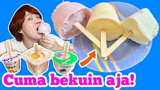 YOGURT LANGSUNG JADI ES KRIM!! ENAK SUMPAH!!