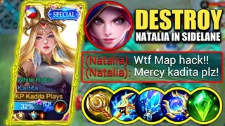 KADITA TARGET LOCK NATALIA IN RANK GAME!! | KADITA BEST BUILD 2022 | TOP GLOBAL KADITA GAMEPLAY