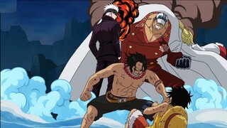 Gojo Satoru tiba-tiba datang menyelamatkan Ace dari Akainu