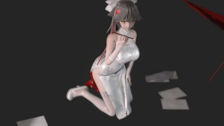 [MMD]เมื่อทาคาโอะใส่ชุดจีนแมนดาริน|<อาซูร์เลน>