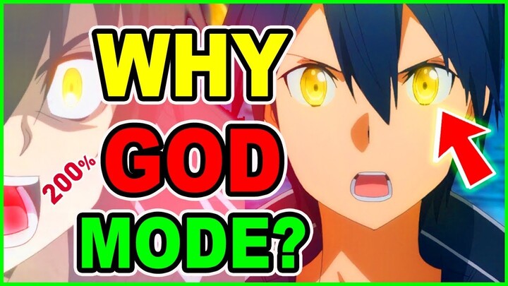 What is Kirito God Mode? Why Do Kirito Eyes Turn Yellow?  | Sword Art Online Alicization