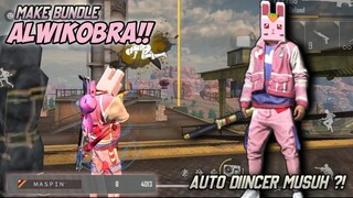 MAKE SET BUNDLE ALWIKOBRA ?? AUTO BAR-BAR GASS TERUSS !! FREE FIRE INDONESIA.