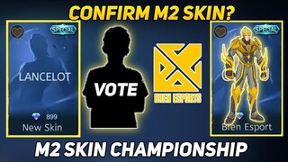 M2 CHAMPIONSHIP SKIN! (NOT CHOU?) CONFIRMING M2 SKIN | MOBILE LEGENDS 2021