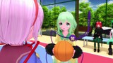 Anime|Touhou Project MMD|Komeiji Satori Playing Basketball