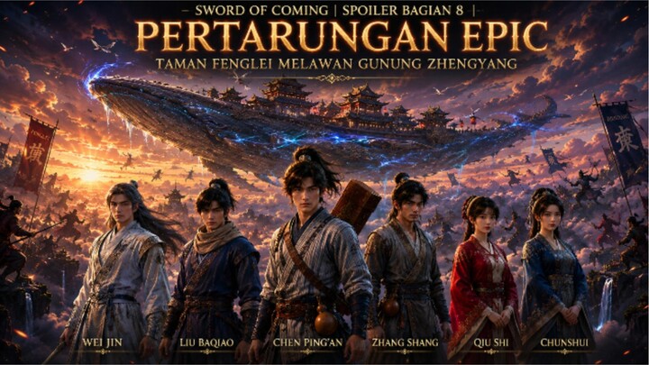Spoiler Sword of Coming Season 3 |Bagian 8| PERTARUNGAN EPIC TAMAN FENGLEI MELAWAN GUNUNG ZHENGYANG