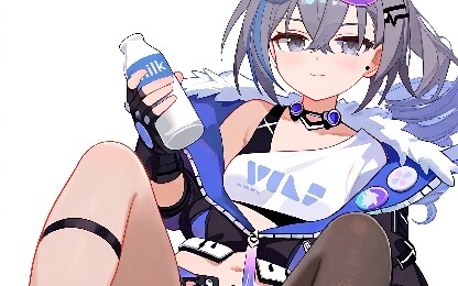 Little Silver Wolf Sneaks a Drink of Milk, Gets Caught Wearing Kafuka’s Kimono, and Starts Crying Fi