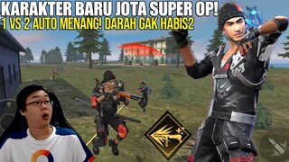 DI RUSH SAMA 2 ORANG MASIH BISA MENANG! KARAKTER BARU JOTA TER OP! DARAHNYA GAK HABIS2! FREE FIRE