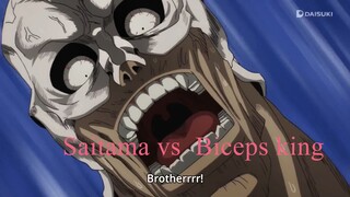 One Punch Man 2015: Saitama vs  Biceps king