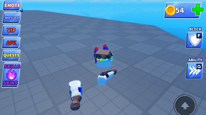 What blade ball noob be like