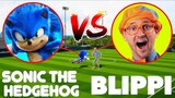 BLIPPI FIGHTS SONIC THE HEDGEHOG IN REAL LIFE!