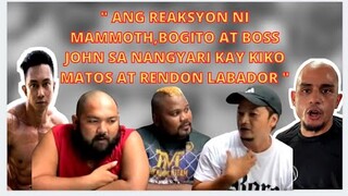 KIKO MATOS at RENDON LABADOR na SAMPALAN!! Ang Reaksyon ni Bogito, Mammoth at Boss John.