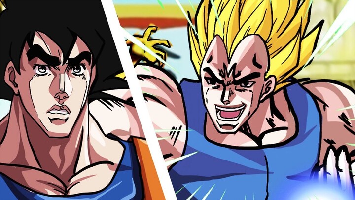 ออริจินอล MAD เรื่องดราก้อนบอลในสไตล์โจโจ้