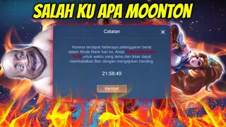 AKU SALAH APA MOONTON ?!! KENAPA AKUN KU DI BANNED WOIIII AGHHHH !!!