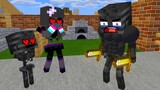 Monster School : POOR WITHER SKELETON GIRL BECAME A HERO - Minecraft Animation