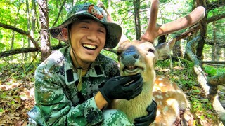 Đây là khoảnh khắc hạnh phúc của những người kiểm lâm.