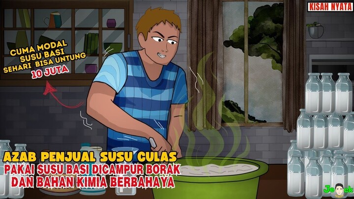 PENJUAL SUSU CULAS PAKAI SUSU BASI DICAMPUR PEMUTIH DAN IANG GULA  SINETRON
