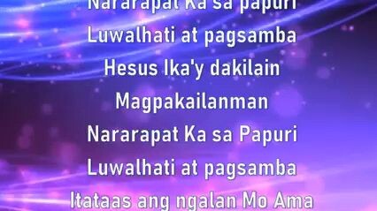 tagalog christian song