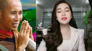Cô Gái Xinh Đẹp Nói Về Sư Minh Tuệ Nói Quá Hay Ai Nghe Cũng Đồng Ý.