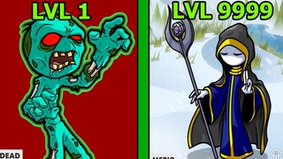 BINH ĐOÀN XÁC SỐNG HỒI SINH NGƯỜI CHẾT VS PHÙ THỦY NGƯỜI QUE ĐẠI CHIẾN STICK WAR 3 TOP GAME THÀNH EJ