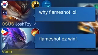 GUSION FLAMESHOT + SIDELANE IS TOO OVERPOWERED!!🔥