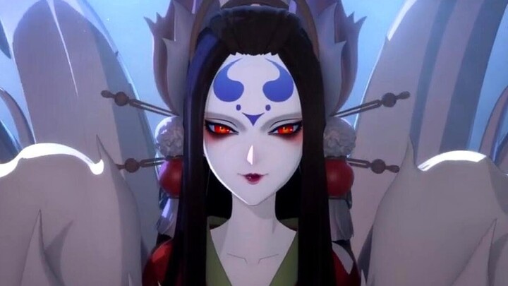 [Perempuan Ular] Riasan imitasi Kuzunoha Tamamo dari Onmyoji