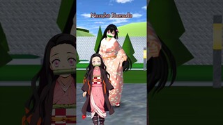 Demon slayer versi Sakura school simulator