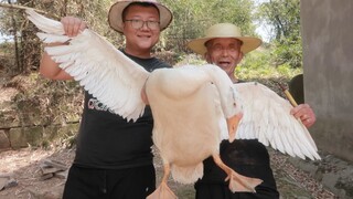 Membuat "angsa kacang kedelai" ala Sichuan, makin dimakan makin enak