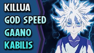 Gaano kabilis si killua gamit ang God speed || @AnimeTagalogTalakayan