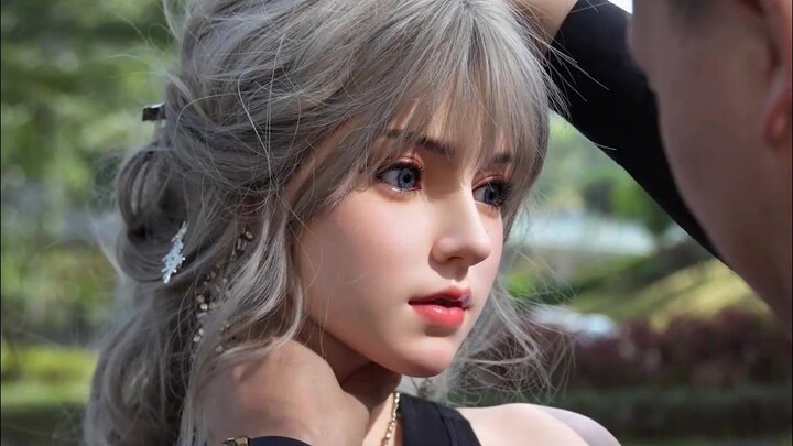 等身大人偶手办艺术照开拍，这谁能顶的 住