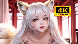 Sweater Fox | 9 0 0 0 years old | AI Painting 2.5D | 4K HD