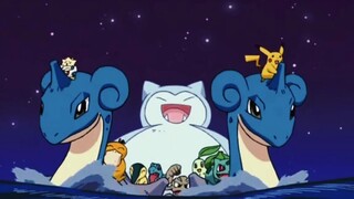 Pikachu gặp nguy hiểm trên biển nhưng may mắn thay đã gặp được Lapras!