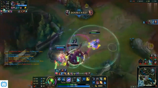 khoảnh khắc ekko được pentakill trong liên minh huyền thoại #game