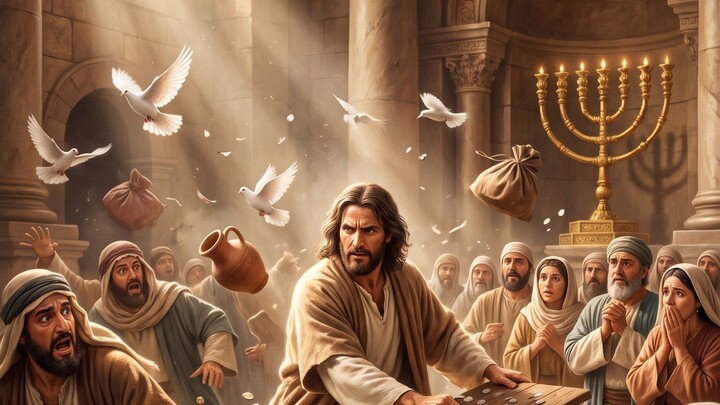 A PURIFICAÇÃO DA CASA DE DEUS | QUANDO JESUS EXPULSOU OS VENDEDORES DO TEMPLO