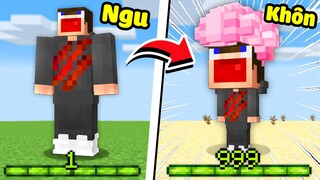 Minecraft nhưng Kinh Nghiệm = Độ Thông Minh