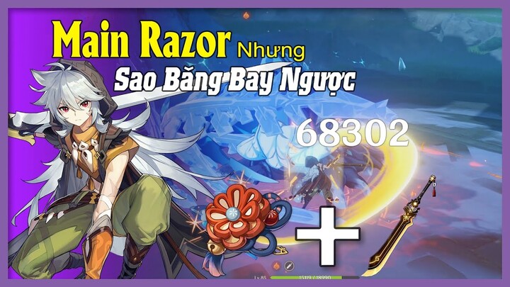 [Genshin Impact] Main Razor Nhưng Dùng Sao Băng Bay Ngược | Nguyên Kỷ