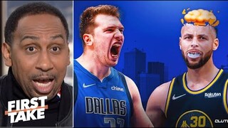 FIRST TAKE | "To be the best, Luka Doncic is having to beat the best is Curry" - Stephen A. claims