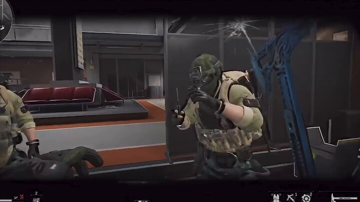 Successfully controlled two unknown people