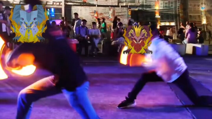 Fireblaze Wyvern & Empress Wyvern: This is our heart-pounding combo move, Fang Bite!
