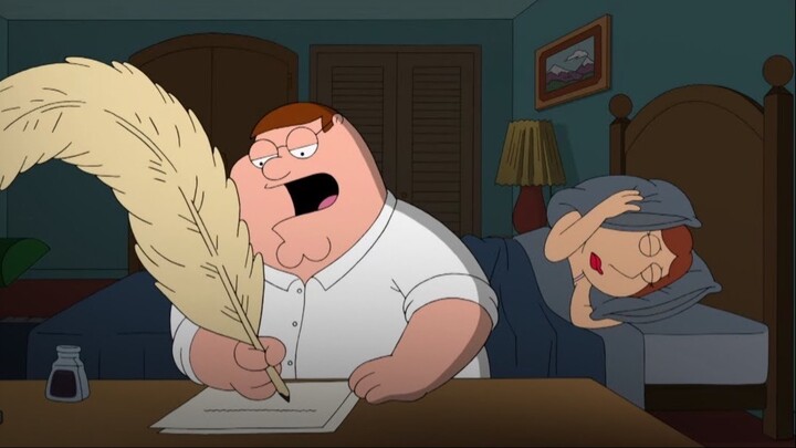 Family Guy -  Peter's Painful Sleeping Habits