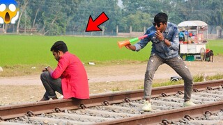Train Horn Prank 2021 ที่สุดของการเล่นตลกรถไฟเหาะในที่สาธารณะ (ตอนที่ 6) ความสนุก 4 นาที