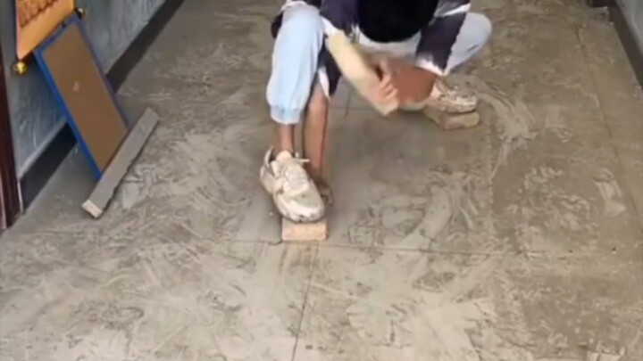 Who just stepped on my hand?