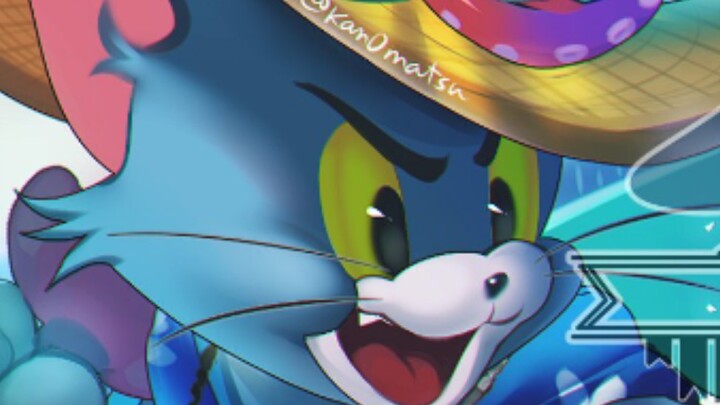 [speedpaint Tom and Jerry] Kulit MTom S baru (Seni Kano)