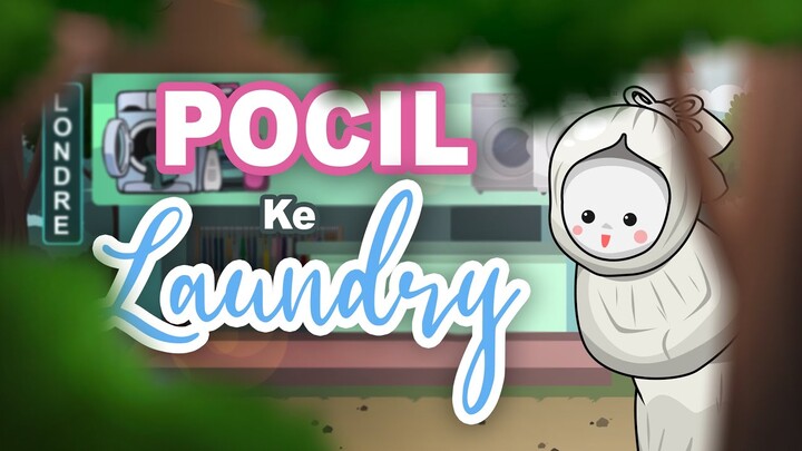 Pocil Ke Laundry - Kartun Lucu Encip Pocil - Animasi Horor Lucu Indonesia
