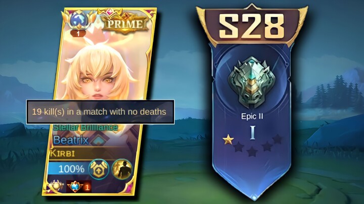 WHEN GLOBAL BEATRIX IS BACK TO EPIC = 19 KILLS NO DEATH!🔥