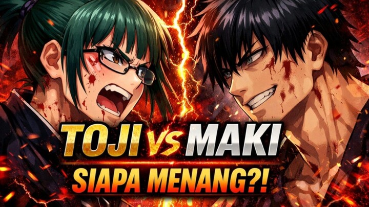 Yang lagi viral Toji VS Maki Siapa Yang Bakal Menang 🤯