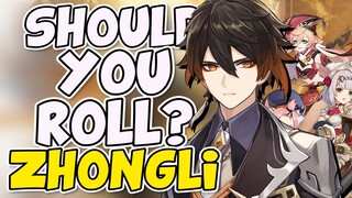 SHOULD YOU ROLL ON ZHONGLI OR NOT? ☄️ Genshin Impact